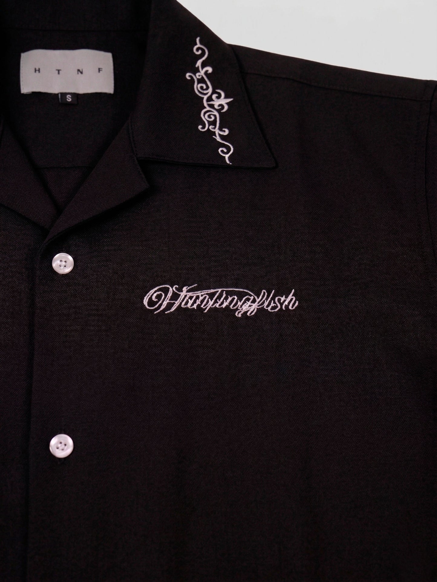 Shirt Catania "Oval Bordada" – Black Elite