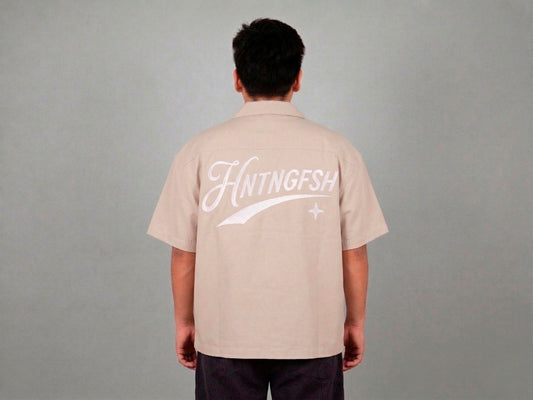 CAMISA DRILL "ARENA" – BOXY FIT HEAVYWEIGHT