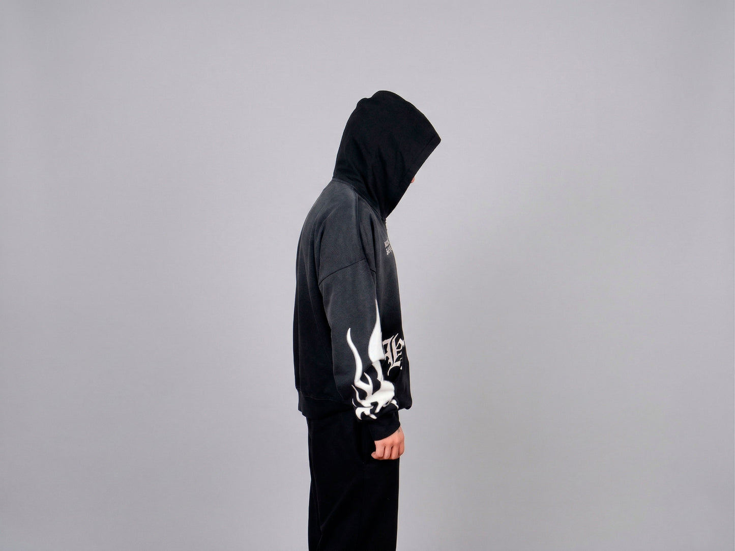 Hoodie Boxy Fit Focalizado - French Terry Premium