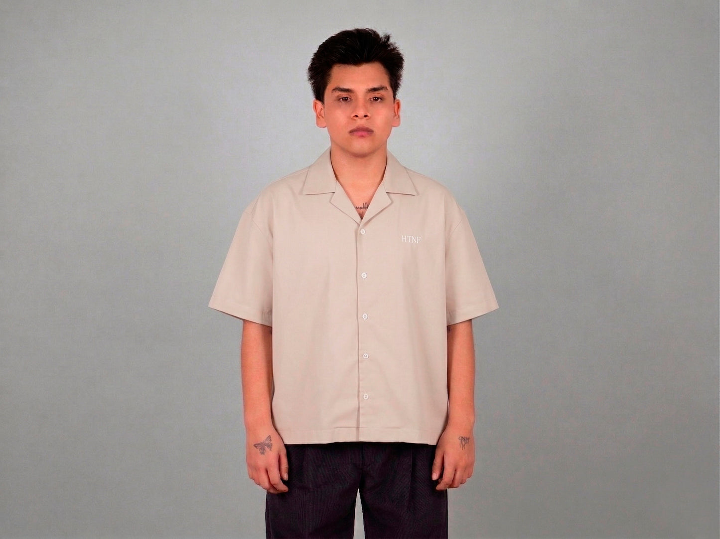 CAMISA DRILL "ARENA" – BOXY FIT HEAVYWEIGHT