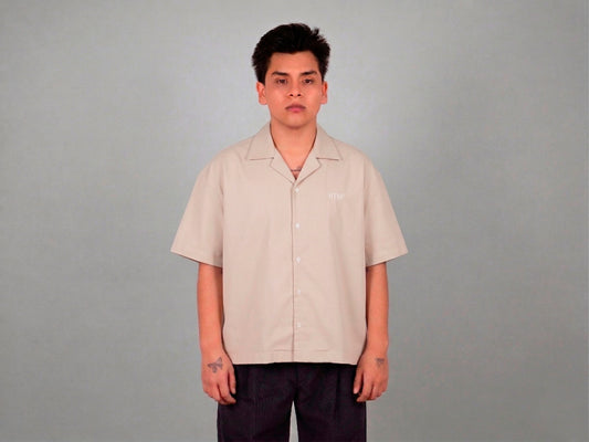 CAMISA DRILL "ARENA" – BOXY FIT HEAVYWEIGHT