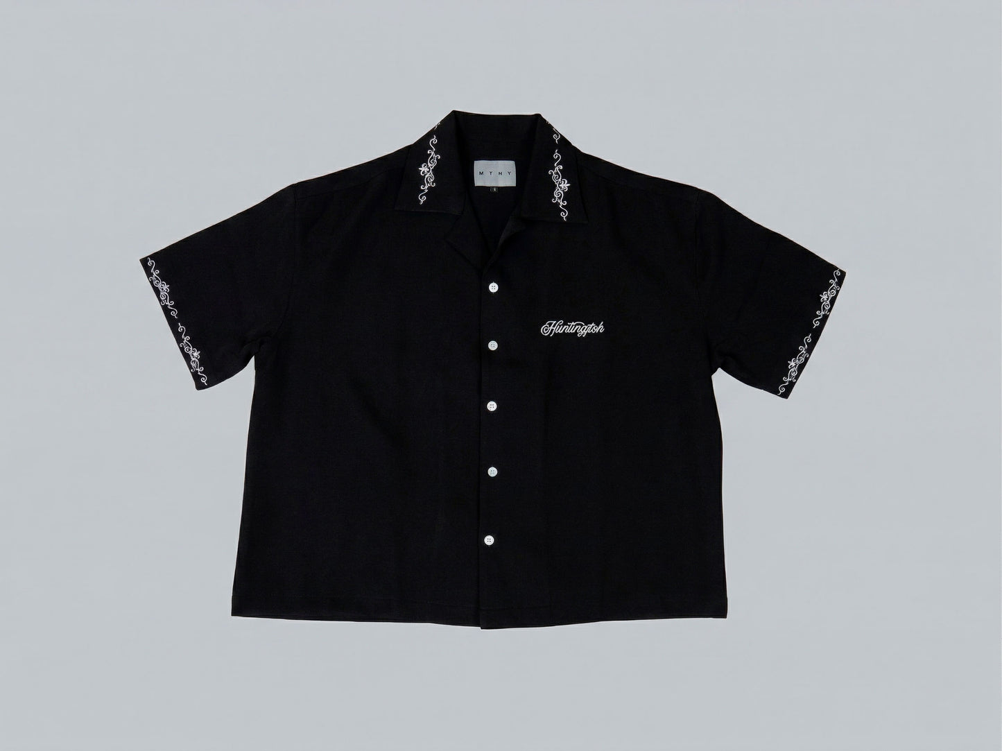 Shirt Catania "Oval Bordada" – Black Elite